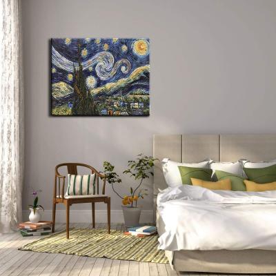 China International Organization for Standardization 3D printing - famous artist high quality Canvas Art Star Night Oil Painting for sale