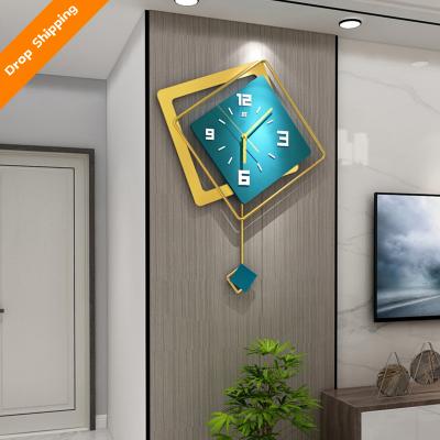 China Factory direct sales new creative personality wall watch decoration clock wall home fashion simple Nordic classic/postmodern decoration for sale