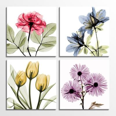 China Wholesale Wall Decor Canvas Living Room Decoration Art On Printed Flower Oil Frame Painting International Organization for Standardization Beautiful for sale