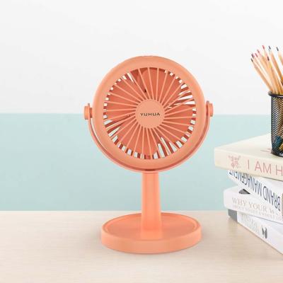 China Factory Price 3 Speed ​​Control Position Desktop Mini Silent Fan Charger USB Portable Hot Selling Desktop Fan for sale