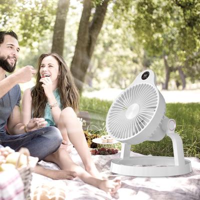 China Power Bank 2022 New Design Hanging Rechargeable Battery USB Small Emergency Fan LED Outdoor Light Portable Remote Control Table Light for sale