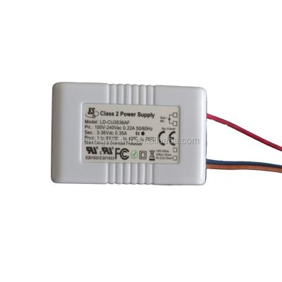 China 100-240VAC input 350mA 8w constant current led power supply BW-CU3536AF for sale