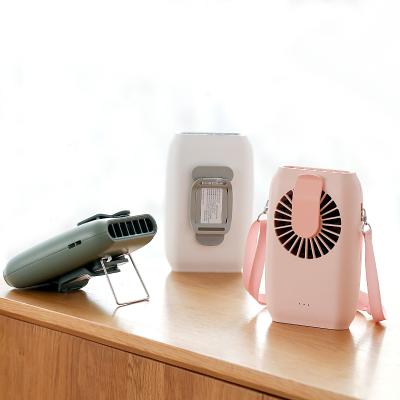 China New Product Mini Fan 2000Mah Portable Mini Waist Fan USB Handheld Fan Rechargeable Battery Board with Clip for sale