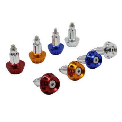 China Aluminum& Universal Aluminum Set CNC Motorcycle Bike Handle Bar Ends for sale