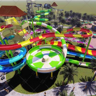 China New Design Fiberglass (FRP) Dubai Water Slides Factory In China, Extreme Fiber Water Slide for sale