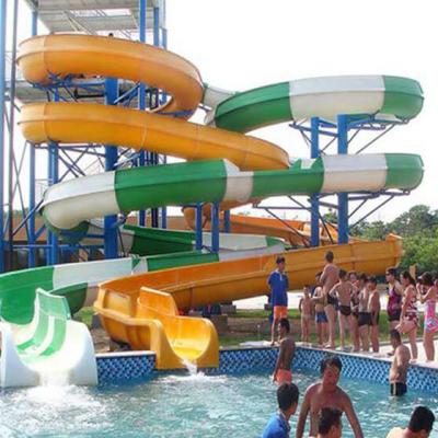 China Fiberglass(FRP) Waterpark Slide Tubes/amusement park+youtube water slide for sale for sale