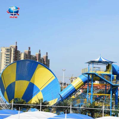 China Outdoor and indoor fiberglass water slide for adults for sale, outdoor attraction waterpark equipment for sale