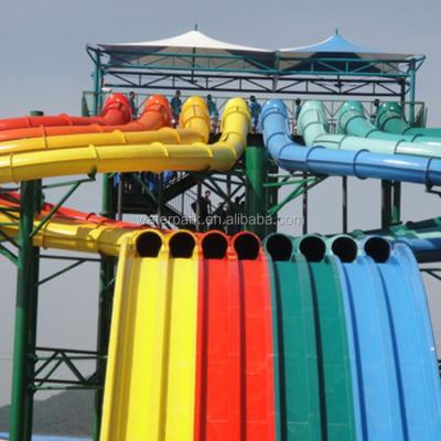 China Fiberglass pool equipment china fiberglass freefall used water park slide for sale for sale