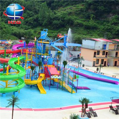 China Water Park Design+Aqua Park Resort Fiberglass Aqua Park Equipment for sale