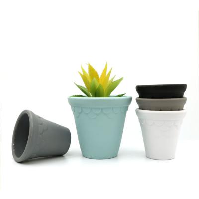 China Factory direct sales Bump-resistant lace up cheap wholesale high small indoor flower pots planters for sale