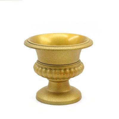 China Popular BEE Combination Round Chassis Face Plate Bump-resistant Gold Plated Silver Flower Pot for sale