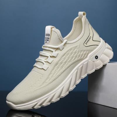 China Fashion Trend 39-44 Lightweight Lace Up Casual Walking Shoes Breathable Athletic Fitness Sport Running Sneakers for Men for sale