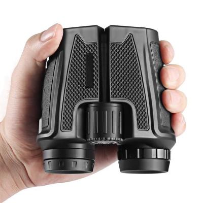 China Plastic With Rubber Covered Binoculars Outdoor Sports Bird Watching Adults 12x25 Folding Binoculars High Power With Low Light Night Vision Telescope for sale