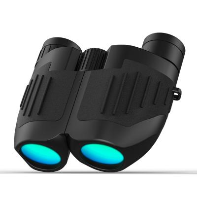 China Amazon Hot High Quality 10X25 Small Travel Folding Binoculars For Bird Watching Telescope Digital Infrared Night Vision 100X105X42mm for sale