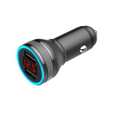 China UniversalÂ   UniversalÂ   Palladium Fast Portable Car USB Charger Mobile Phone Travel Wireless Charger For Samsung Electric Usb qc3.0 Car Charger for sale