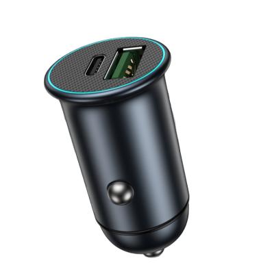 China UniversalÂ   UniversalÂ   Factory 45W Mini Car USB Charger For Mobile Phone Charging QC 3.0 USB Fast Car Charger for sale