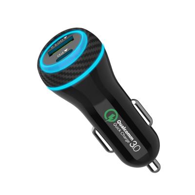 China UniversalÂ   UniversalÂ   The new PD car charger is compatible with PPS 33W vehicle model car main charger Frontier QC3.0 private car dual charging for sale