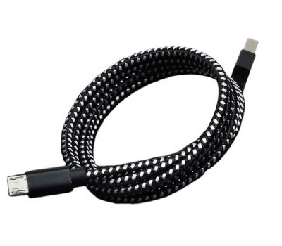 China Nylon Braided Magnetic Type-C Mobile Phone USB Data Mobile Phone Free Sample Cable for sale