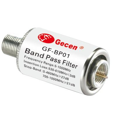 China High pass low pass filter GF-BP13 anti-interference metal Gecen 5G band pass bandstop model for sale