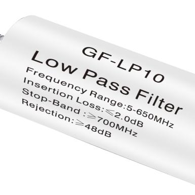 China 5G filter catv low pass filter catv high pass filter GF-LP20-694 for sale