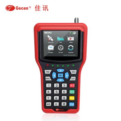 China Digital Satellite Finder Meter DVB-S2 DVB-S Satellite Finder Price 4.3inch for sale