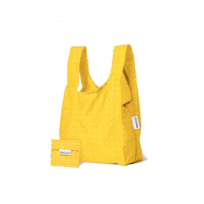 China Wholesale Fashion Eco - Friendly Eco - Friendly Cotton Tote Folding Organic T - Shirt Bags for sale