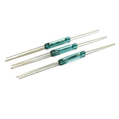 China MDRR-DT 2.5X14MM Reed Switch 3 Pin Magnetic Switch Normally Open and Normally Closed Conversion 2.5X14MM for sale