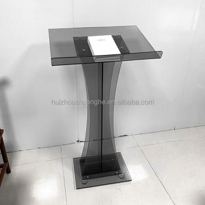 China Modern lectern plastic design, design top level acrylic podium for sale