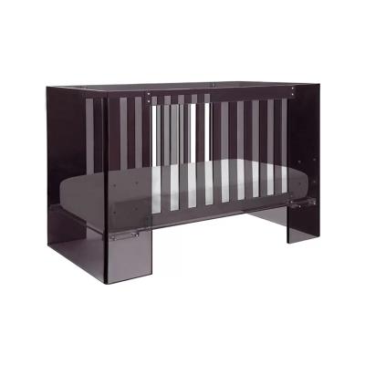 China Crib Adjustable Clear Acrylic Baby Children's Bed (Height) Kids Children Bed for sale