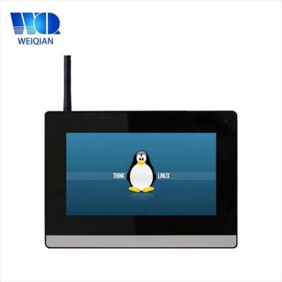 China 7inch Linux Panel PC Recessed Touch IP65 Industrial Fanless Automation Device Monitor 7inch for sale