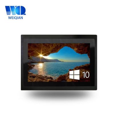 China 10.1inch J1900 Win7 Win10 Touch Panel Industrial PC IP65 Recessed HMI Industrial PC 10.1 Inch for sale