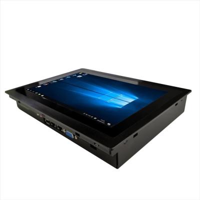 China 10.1inch All-in-one Touch Panel J1900 Win7 Win10 Industrial PCs IP65 Recessed HMI Tablet PC 10.1 inch for sale