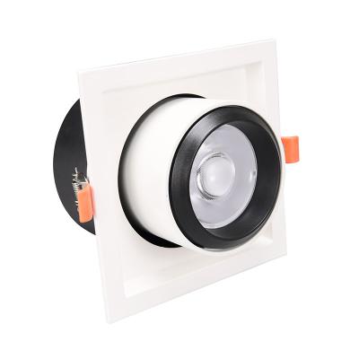 China Modern Recessed Aluminum Downlight Square 12W/15W/20W/25W/30W/35W Hotel Housing Standard Design LED Downlight for sale