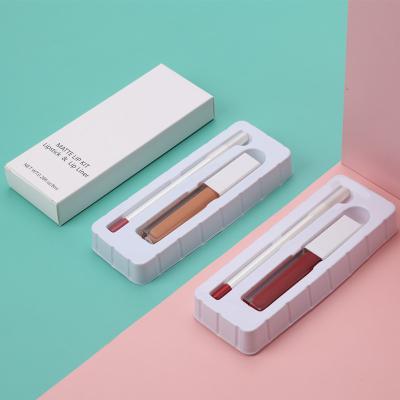 China Hot sale waterproof lip liner and lip gloss set private label pencil vegan waterproof lip pencil for wholesale for sale