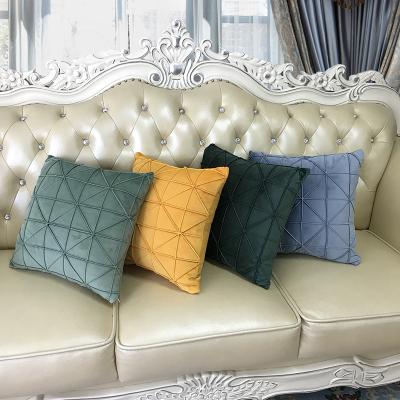 China European Classic Anti-Static Hotel Velvet Pillow Case With Zipper, French Retro Morden Fancy Cushion Case For Girl's Room for sale