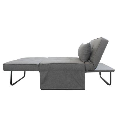 China Ottoman Sofa Bed Fabric Foldable Multifunctional Sofa Bed for sale