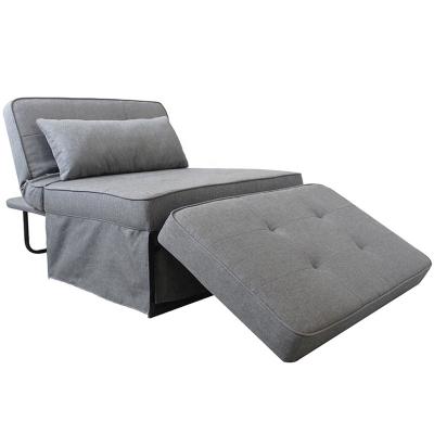 China Foldable Home Furniture Recliner Adjustable Fabric Sofa Bed For Elderly for sale