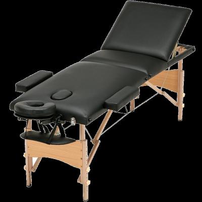 China Thai Massage Bed Folding Salon Body Beauty Wooden Portable Massage Table for sale