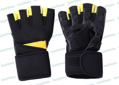 China Waterproof Black Mens Winter Sports Gloves Weight Lifting Gym Training for sale