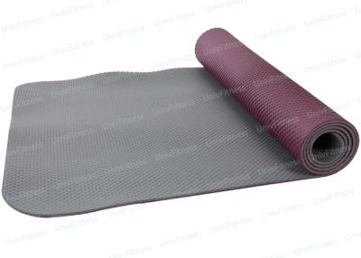 China Purple 2 In 1 Recycled Yoga Mat And Bag For Hot Yoga Eco Friendly for sale