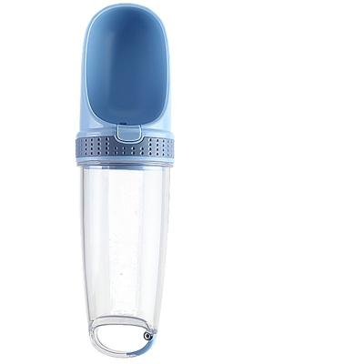 China 2022 Non-automatic plastic rectangle insulated travel dog pet water food dropshipping portable bottle for dog with handle 500ml for sale