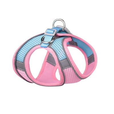 China Quick Release Dog Harness Made with Breathable Air Mesh All Weather Vest for Small Puppy and Cats with Quick Release Buckle Light Dog Harness for sale