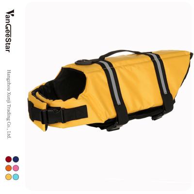 China OEM Wholesale Custom Logo Stocked 2022 Summer Swimming Eco-friendly Supplier Adjustable Dog Harness Life Jacket For Swim for sale