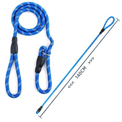 China 2022 Customs Reflective Cheap Wholesale Bulk Free Drop Shipping Heavy Duty Rope Adjustable Nylon Dog P Lace Leash For Dog for sale