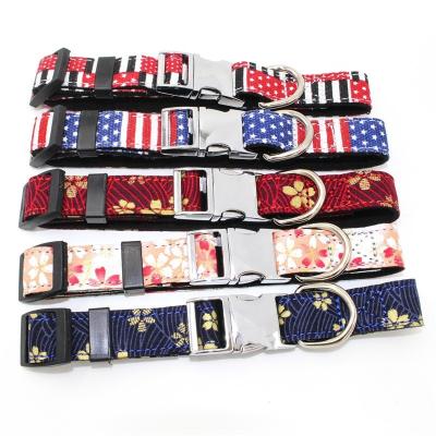 China Durable Heavy Duty Dog Collar For Small Medium Large Pets Convenient Sizing For All Breeds Padded Dog Collar Metal Buckle for sale