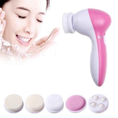 China Skin Rejuvenation Facial Brush Face Scrubber Rotating Detergent Device Spa Cleaning Machine Electric Exfoliating Machine for sale