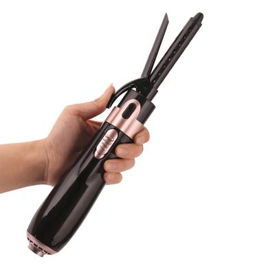 China 60Mins 4-in-1 Electric Negative Ion Hot Air Comb Hair Straightener Hair Straightener Curler Dryer Curling Set Hair Dryer Roller Magic Wand for sale