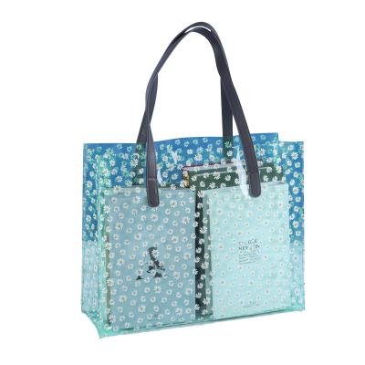 China Tote 2022 hot selling wholesale price eid plastic packaging flower holiday transparent gift bag for sale