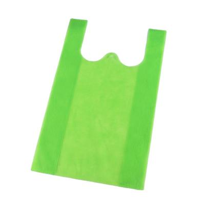 China Environmental protection Wholesale supplier cheap customized foldable bag non-woven shopping bag nonwoven green tote shopping bag for sale