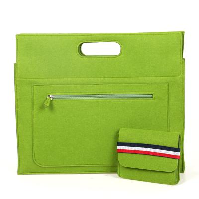 China Laptop Briefcase Newest ffashionable custom color felt bag with low price for sale